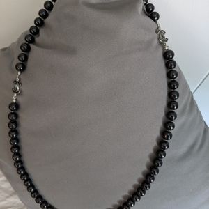 Coach Necklace, Black